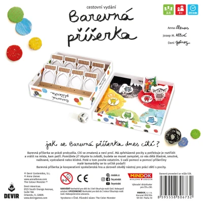 Mindok HRA Barevná příšerka cestovní vydání (společenská hra)