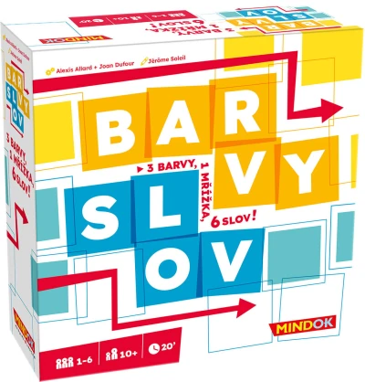 Mindok HRA Barvy slov (společenská hra)