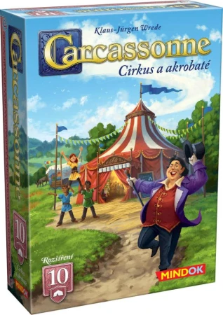 Mindok HRA Carcassonne: Cirkus a akrobaté 10. rozšíření (2025)