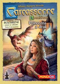 Mindok HRA Carcassonne rozšíření 3 Princezna a drak (společenská hra)