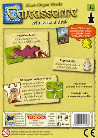 Mindok HRA Carcassonne rozšíření 3 Princezna a drak (společenská hra)
