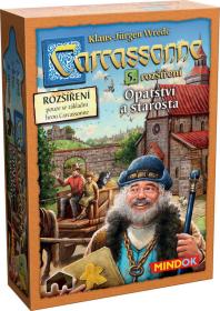 Mindok HRA Carcassonne rozšíření 5 Opatstvi a starosta (společenská hra)