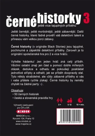 Mindok HRA Černé historky 3.díl (společenská hra)