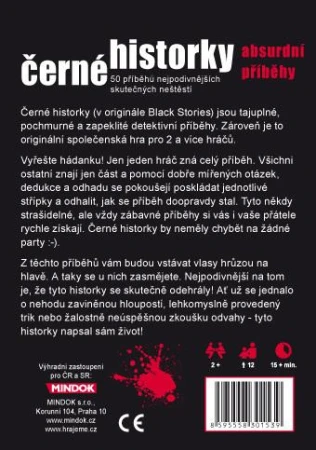 Mindok HRA Černé historky - ABSURDNÍ (společenská hra)