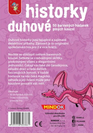 Mindok HRA Černé historky - DUHOVÉ HISTORKY (společenská hra)
