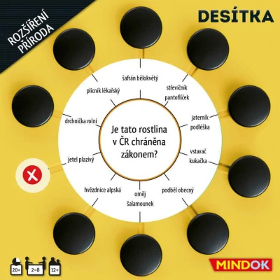 Mindok HRA Desítka příroda (rozšíření) (společenská hra)