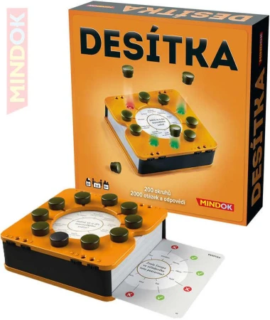 Mindok HRA Desítka (společenská hra) Mindok HRA Desítka (společenská hra)