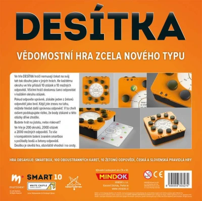 Mindok HRA Desítka (společenská hra)