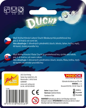 Mindok HRA Duch mini v plechovce (společenská hra)