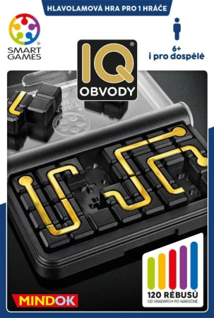 Mindok HRA IQ Smart Obvody 120 rébusů hlavolam