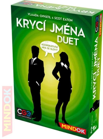 Mindok HRA Krycí jména Duet (společenská hra) Mindok HRA Krycí jména Duet (společenská hra)