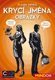 Mindok HRA Krycí jména Obrázky (společenská hra)