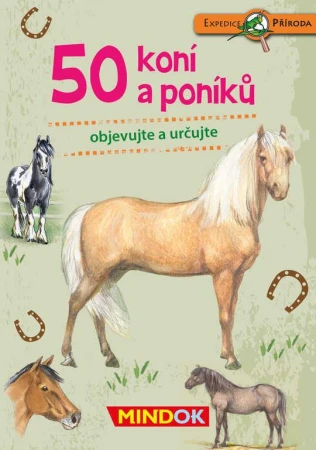 Mindok HRA kvízová Expedice Příroda: 50 koní a poníků naučná