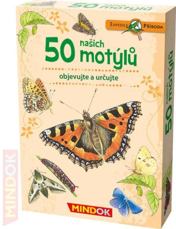 Mindok HRA kvízová Expedice Příroda: 50 našich motýlů Mindok HRA kvízová Expedice Příroda: 50 našich motýlů