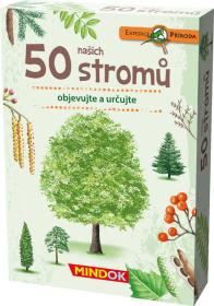 Mindok HRA kvízová Expedice Příroda: 50 našich stromů naučná