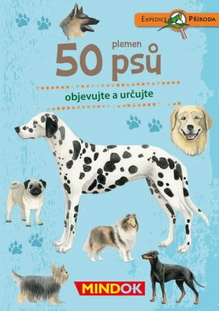 Mindok HRA kvízová Expedice Příroda: 50 plemen psů naučná
