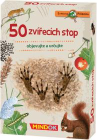 Mindok HRA kvízová Expedice Příroda: 50 zvířecích stop naučná
