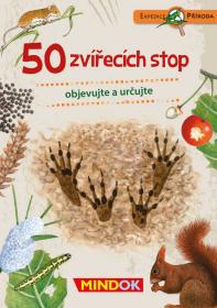 Mindok HRA kvízová Expedice Příroda: 50 zvířecích stop naučná