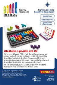 Mindok HRA logická SMART IQ PUZZLE PRO hlavolamy (společenská hra)