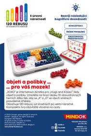 Mindok HRA logická SMART IQ XOXO hlavolamy (společenská hra)