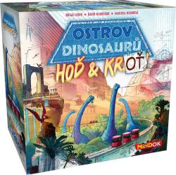 Mindok HRA Ostrov dinosaurů: Hoď a kroť (společenská hra)