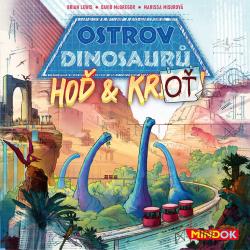 Mindok HRA Ostrov dinosaurů: Hoď a kroť (společenská hra)