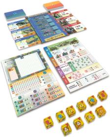 Mindok HRA Ostrov dinosaurů: Hoď a kroť (společenská hra)