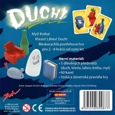 Mindok HRA postřehová Duch ! (společenská hra)
