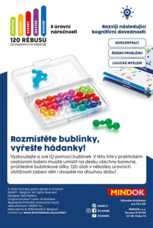 Mindok HRA Smart IQ Bubliny hlavolam pro 1 hráče