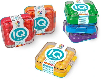 Mindok HRA SMART IQ Mini hlavolam kapesní pro 1 hráče 6 barev