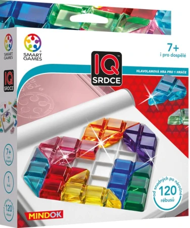 Mindok HRA Smart IQ Srdce 120 rébusů hlavolamy Mindok HRA Smart IQ Srdce 120 rébusů hlavolamy