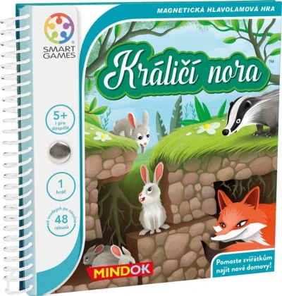 Mindok HRA SMART Králičí nora pro 1 hráče