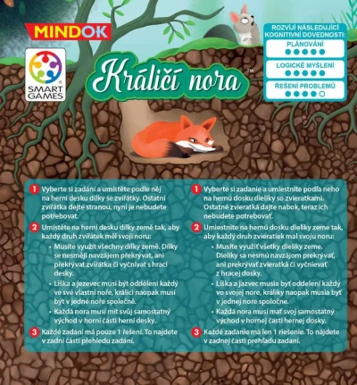 Mindok HRA SMART Králičí nora pro 1 hráče