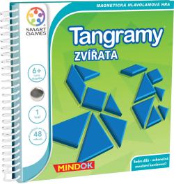 Mindok Hra SMART Tangramy cestovní skládačka Zvířata Mindok Hra SMART Tangramy cestovní skládačka Zvířata