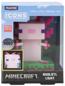 Minecraft Axelot dětská dekorativní LED lampa na baterie Světlo