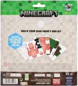 Minecraft pokladnička prasátko kreativní set výroba kasičky karton
