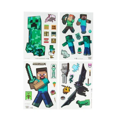 Minecraft samolepky na sklo sada