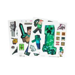 Minecraft samolepky na sklo sada