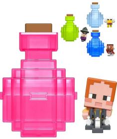MINECRAFT Těžba set mini figurka s pískem různé druhy s překvapením MINECRAFT Těžba set mini figurka s pískem různé druhy s překvapením