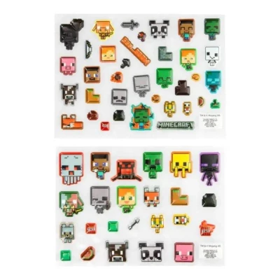 Minecraft vinilové samolepky 3D efekt