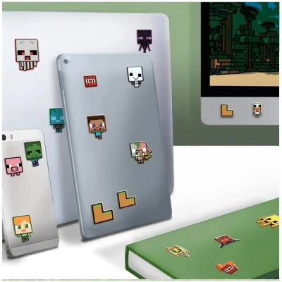 Minecraft vinilové samolepky 3D efekt