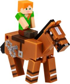 MINECRAFT Zvieratko naťahovacie set s postavičkou na kľúčik 4 druhy