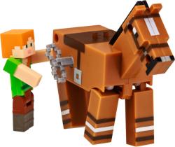 MINECRAFT Zvieratko naťahovacie set s postavičkou na kľúčik 4 druhy