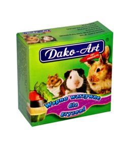 Minerální kámen hlodavec se zeleninou Dako 40 g Minerální kámen hlodavec se zeleninou Dako 40 g