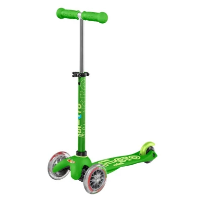 Mini Micro Deluxe Green koloběžka + reflexní sada