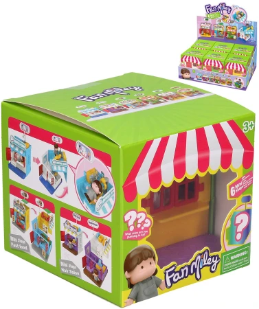 Mini tematický herní svět k sestavení plastová skládačka 6 druhů