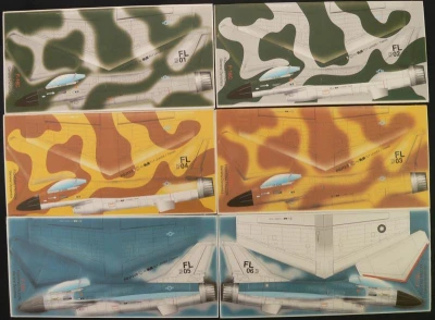 Miniprop F16 maskáčové 24 cm házedlo vojenské stíhačky