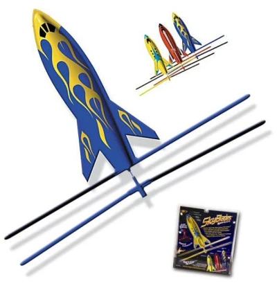 Miniprop SkyBlades Hybrid Rockets raketa s gumovým pohonem
