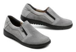 MintakaCZ Mintaka 211418-23 šedé dámské polobotky