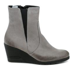 MintakaCZ Mintaka 2655032 šedé dámské zimní boty na klínku